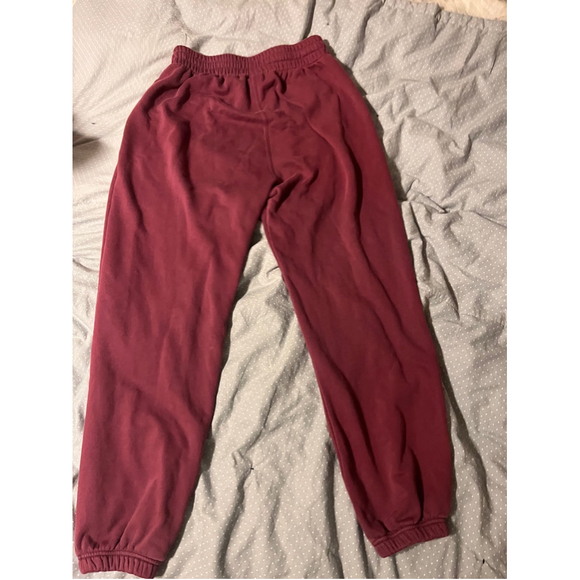 Adidas Maroon Sweatpants - Picture 2 of 6